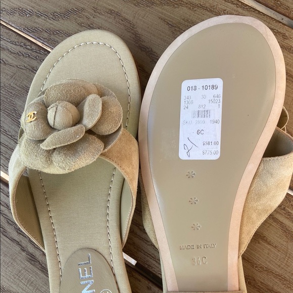 Authentic Chanel camellia sandals - Picture 2 of 3